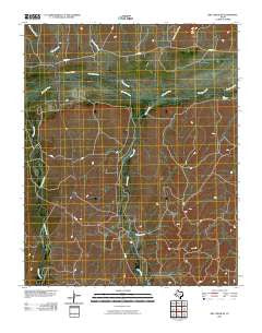 Dry Creek NE Texas Historical topographic map, 1:24000 scale, 7.5 X 7.5 Minute, Year 2010