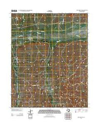 Dry Creek NE Texas Historical topographic map, 1:24000 scale, 7.5 X 7.5 Minute, Year 2012