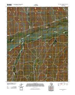 Dry Creek North Texas Historical topographic map, 1:24000 scale, 7.5 X 7.5 Minute, Year 2010