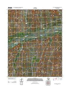Dry Creek North Texas Historical topographic map, 1:24000 scale, 7.5 X 7.5 Minute, Year 2012