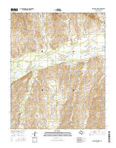 Dry Creek North Texas Current topographic map, 1:24000 scale, 7.5 X 7.5 Minute, Year 2016