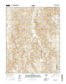 Dry Creek SE Texas Current topographic map, 1:24000 scale, 7.5 X 7.5 Minute, Year 2016
