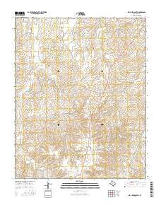 Dry Creek South Texas Current topographic map, 1:24000 scale, 7.5 X 7.5 Minute, Year 2016