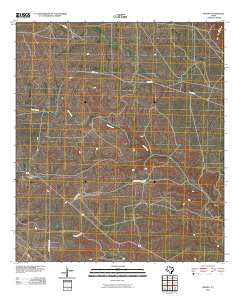 Dryden Texas Historical topographic map, 1:24000 scale, 7.5 X 7.5 Minute, Year 2010