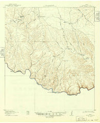 Dryden Crossing Texas Historical topographic map, 1:62500 scale, 15 X 15 Minute, Year 1918