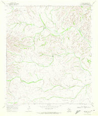Dryden NW Texas Historical topographic map, 1:24000 scale, 7.5 X 7.5 Minute, Year 1969