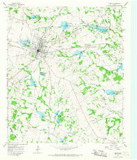 Dublin Texas Historical topographic map, 1:24000 scale, 7.5 X 7.5 Minute, Year 1965