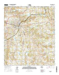 Dublin Texas Current topographic map, 1:24000 scale, 7.5 X 7.5 Minute, Year 2016