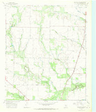 Dudleys Creek Texas Historical topographic map, 1:24000 scale, 7.5 X 7.5 Minute, Year 1966