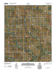 Dudleys Creek Texas Historical topographic map, 1:24000 scale, 7.5 X 7.5 Minute, Year 2010