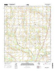 Dudleys Creek Texas Current topographic map, 1:24000 scale, 7.5 X 7.5 Minute, Year 2016