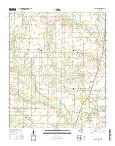 Dudleys Creek Texas Current topographic map, 1:24000 scale, 7.5 X 7.5 Minute, Year 2016
