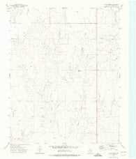 Dugout Creek Texas Historical topographic map, 1:24000 scale, 7.5 X 7.5 Minute, Year 1972