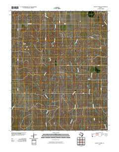 Dugout Creek Texas Historical topographic map, 1:24000 scale, 7.5 X 7.5 Minute, Year 2010