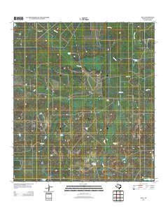 Dull Texas Historical topographic map, 1:24000 scale, 7.5 X 7.5 Minute, Year 2012
