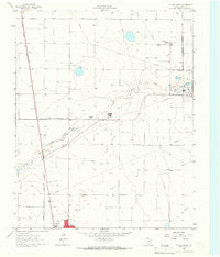 Dumas North Texas Historical topographic map, 1:24000 scale, 7.5 X 7.5 Minute, Year 1965