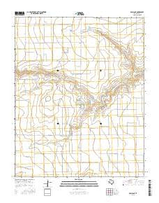 Dumas NE Texas Current topographic map, 1:24000 scale, 7.5 X 7.5 Minute, Year 2016