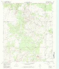 Dumont Texas Historical topographic map, 1:24000 scale, 7.5 X 7.5 Minute, Year 1968