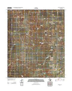 Dumont Texas Historical topographic map, 1:24000 scale, 7.5 X 7.5 Minute, Year 2012