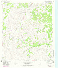 Dunbar Draw NW Texas Historical topographic map, 1:24000 scale, 7.5 X 7.5 Minute, Year 1967