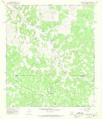 Dunbar Draw SW Texas Historical topographic map, 1:24000 scale, 7.5 X 7.5 Minute, Year 1967