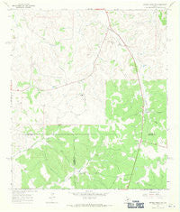 Dunbar Draw SW Texas Historical topographic map, 1:24000 scale, 7.5 X 7.5 Minute, Year 1967