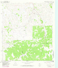Dunbar Draw SW Texas Historical topographic map, 1:24000 scale, 7.5 X 7.5 Minute, Year 1967