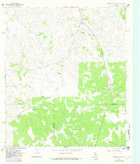 Dunbar Draw SW Texas Historical topographic map, 1:24000 scale, 7.5 X 7.5 Minute, Year 1967