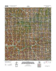 Dunbar Draw NE Texas Historical topographic map, 1:24000 scale, 7.5 X 7.5 Minute, Year 2012