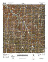Dunbar Draw SE Texas Historical topographic map, 1:24000 scale, 7.5 X 7.5 Minute, Year 2010