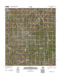 Dunbar Draw SW Texas Historical topographic map, 1:24000 scale, 7.5 X 7.5 Minute, Year 2012