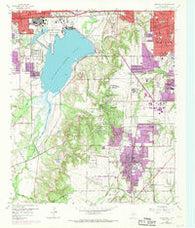 Duncanville Texas Historical topographic map, 1:24000 scale, 7.5 X 7.5 Minute, Year 1959
