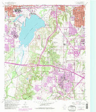 Duncanville Texas Historical topographic map, 1:24000 scale, 7.5 X 7.5 Minute, Year 1959