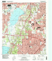 Duncanville Texas Historical topographic map, 1:24000 scale, 7.5 X 7.5 Minute, Year 1995