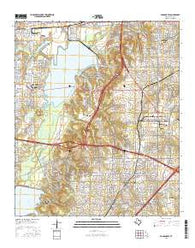 Duncanville Texas Current topographic map, 1:24000 scale, 7.5 X 7.5 Minute, Year 2016