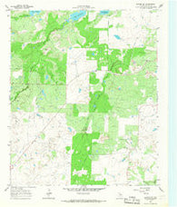Dundee SE Texas Historical topographic map, 1:24000 scale, 7.5 X 7.5 Minute, Year 1964
