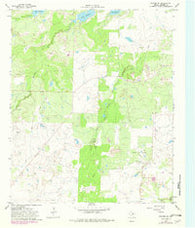 Dundee SE Texas Historical topographic map, 1:24000 scale, 7.5 X 7.5 Minute, Year 1964
