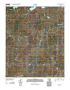 Dundee SE Texas Historical topographic map, 1:24000 scale, 7.5 X 7.5 Minute, Year 2010