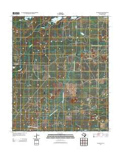 Dundee SE Texas Historical topographic map, 1:24000 scale, 7.5 X 7.5 Minute, Year 2012