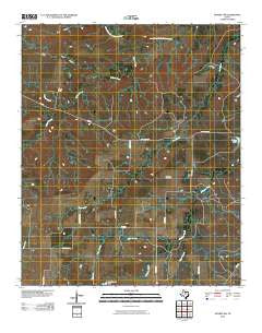 Dundee SW Texas Historical topographic map, 1:24000 scale, 7.5 X 7.5 Minute, Year 2010