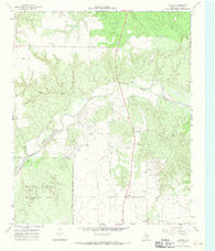Dunlap Texas Historical topographic map, 1:24000 scale, 7.5 X 7.5 Minute, Year 1967