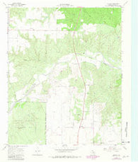 Dunlap Texas Historical topographic map, 1:24000 scale, 7.5 X 7.5 Minute, Year 1967