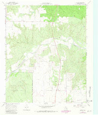 Dunlap Texas Historical topographic map, 1:24000 scale, 7.5 X 7.5 Minute, Year 1967