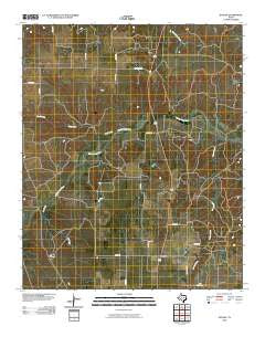 Dunlap Texas Historical topographic map, 1:24000 scale, 7.5 X 7.5 Minute, Year 2010