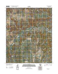 Dunlap Texas Historical topographic map, 1:24000 scale, 7.5 X 7.5 Minute, Year 2012