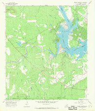 Dunman Mountain Texas Historical topographic map, 1:24000 scale, 7.5 X 7.5 Minute, Year 1967