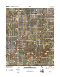 Dunn Texas Historical topographic map, 1:24000 scale, 7.5 X 7.5 Minute, Year 2012