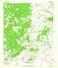 Dunn Creek Texas Historical topographic map, 1:24000 scale, 7.5 X 7.5 Minute, Year 1963