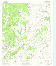 Dunn Creek Texas Historical topographic map, 1:24000 scale, 7.5 X 7.5 Minute, Year 1963