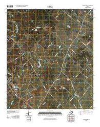 Dunn Creek Texas Historical topographic map, 1:24000 scale, 7.5 X 7.5 Minute, Year 2010